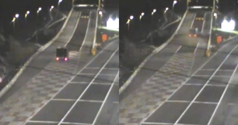 Carreta perde freios e entra em 'disparada' na área de escape da BR-376