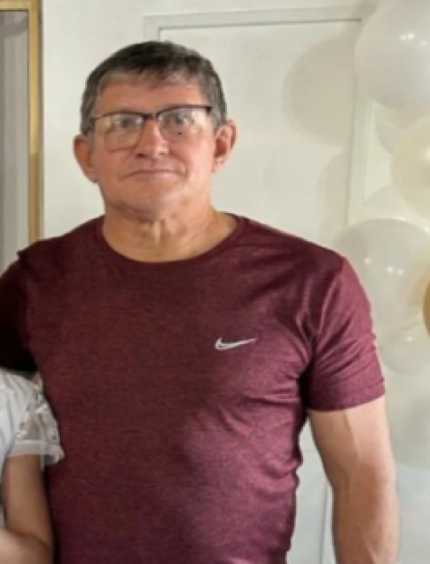 Foto de Carmelino em uma festa de família