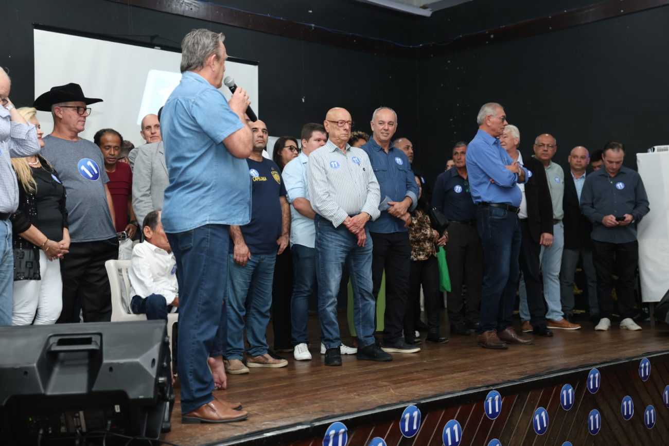 Convenção dos Progressistas aconteceu neste domingo em Joinville - Carlos Jr/ND