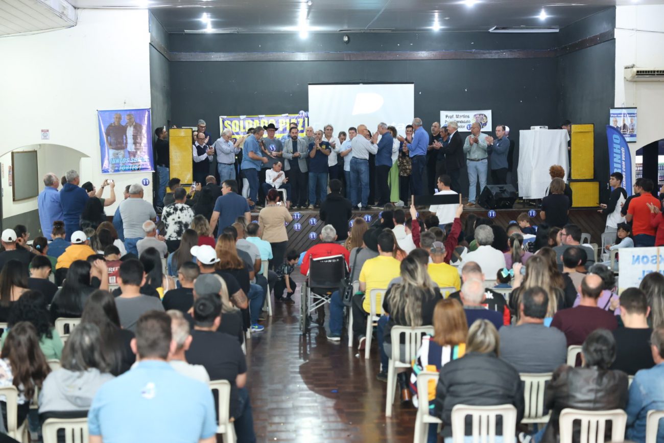 Convenção dos Progressistas aconteceu neste domingo em Joinville - Carlos Jr/ND