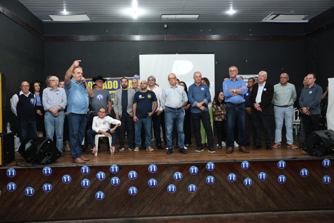 Convenção dos Progressistas aconteceu neste domingo em Joinville - Carlos Jr/ND