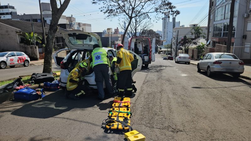 passageiras ficaram feridas