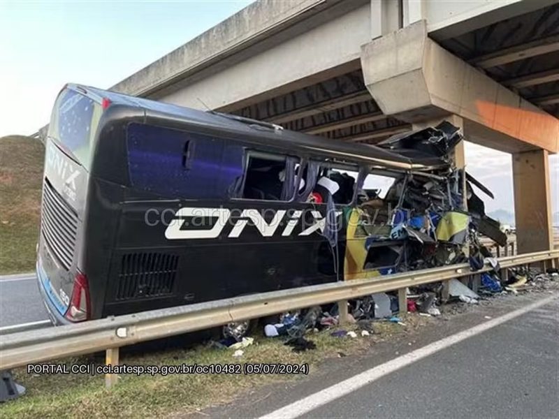 Acidente de ônibus em SP deixou 10 mortos