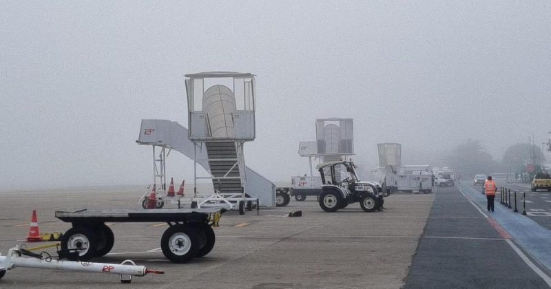 Aeroporto de Navegantes volta a funcionar após 12 horas fechado &#8211; Foto: Aeroporto de Navegantes/ Divulgação