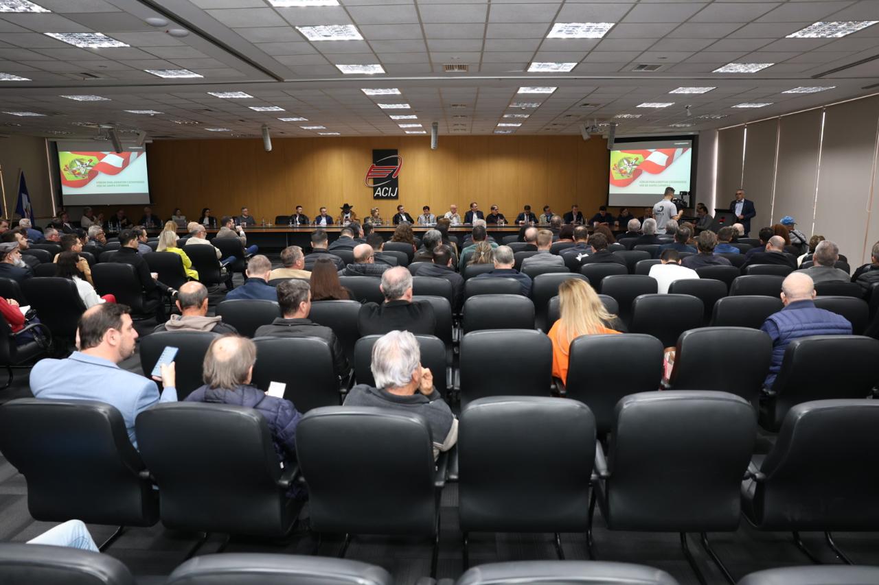 Reunião aconteceu na sede da Acij - Divulgação/ND