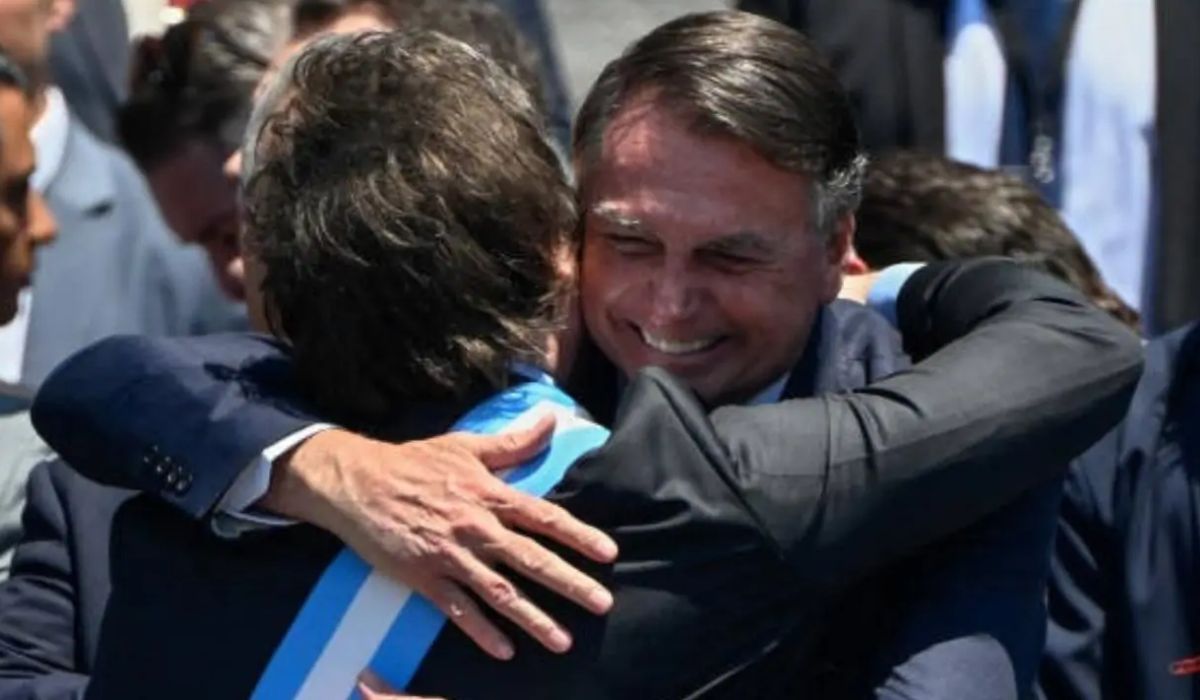Jair Bolsonaro e Javier Milei presidente da Argentina - Foto: Internet/Reprodução/ND