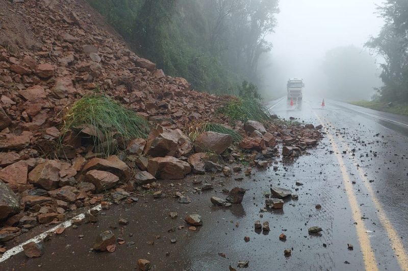 Deslizamentos podem ocorrer em Santa Catarina