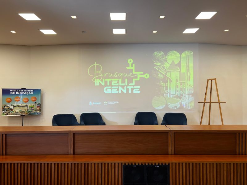 O evento de lançamento do projeto Brusque Mais Inteligente aconteceu nesta terça-feira (2) 