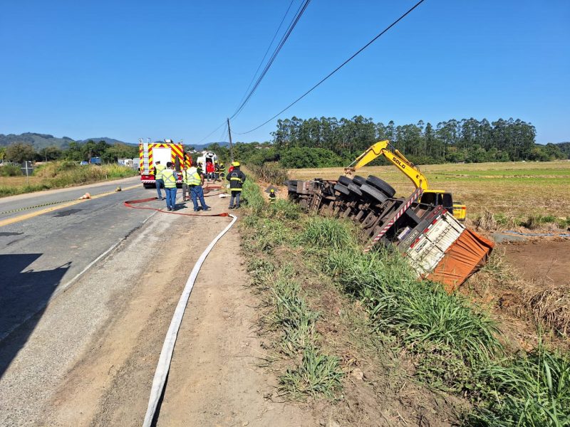 Acidente matou dois trabalhadores – Foto: PMRv/Divulga&ccedil;&atilde;o/ND