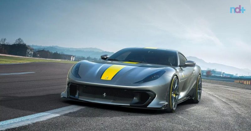 Imagem mostra ferrari 812 que tem o IPVA mais caro de Balneário Camboriú