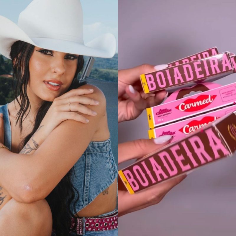 Ana Castela e Carmed fazem collab e lança hidratante labial de brigadeiro 