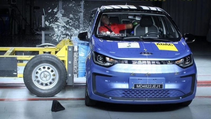 Teste de crash test feita pelo Latin NCAP para avaliar carros mais perigosos do Brasil