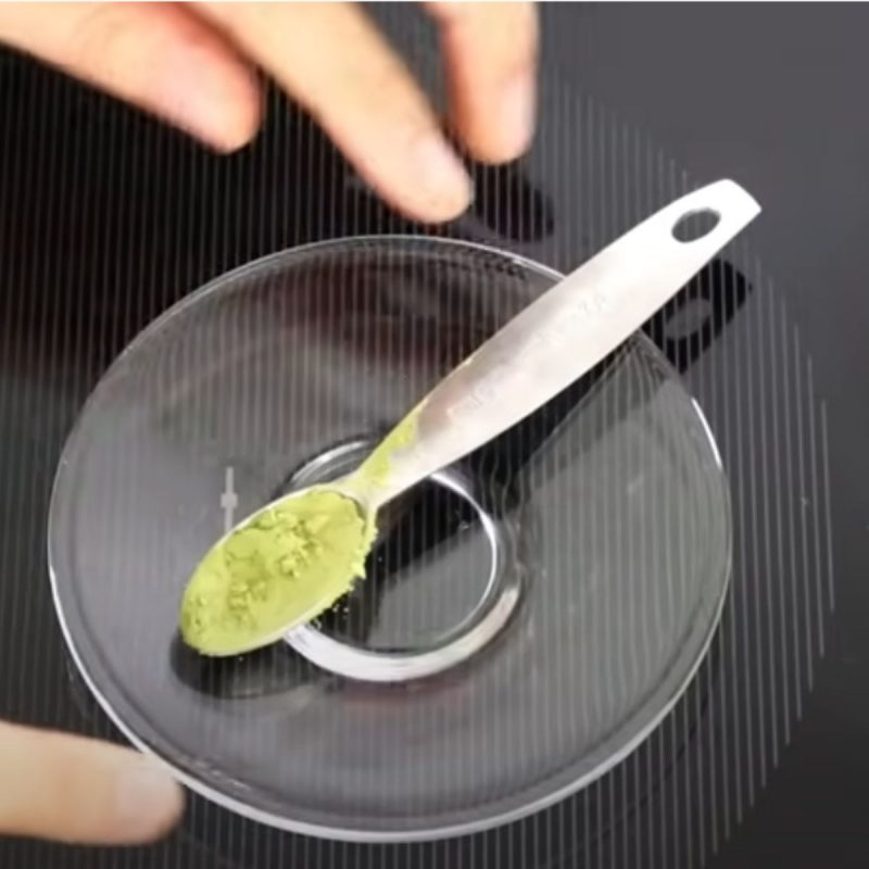 Chá de matcha é vendido em pó