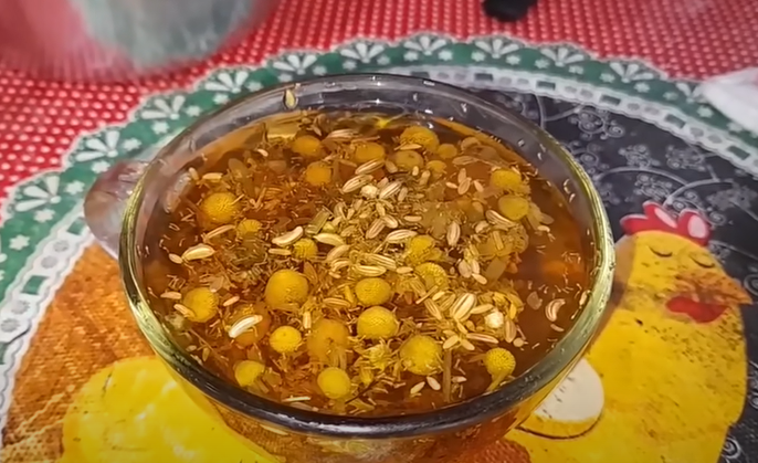 Receita de chá contra gases