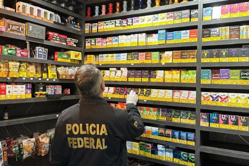 Polícia Federal realizou uma apreensão de cigarros eletrônicos em Chapecó 