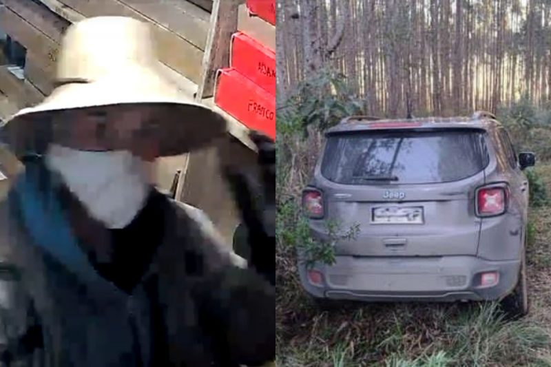 Veículo levado do clube de tiro foi encontrado 