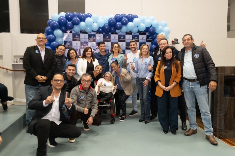 Foto da convenção que definiu Meirinho como candidato nas Eleições 2024 em Balneário Camboriú