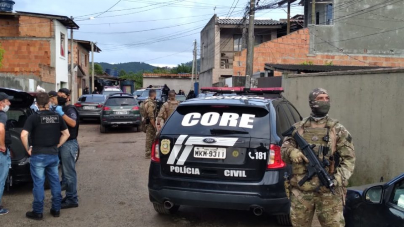 Prisão de foragido do Pará foi realizada pela Core da Polícia Civil de SC - Foto: Divulgação/PCSC