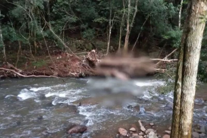 O corpo foi desovado em um rio no dia 30 de abril de 2022