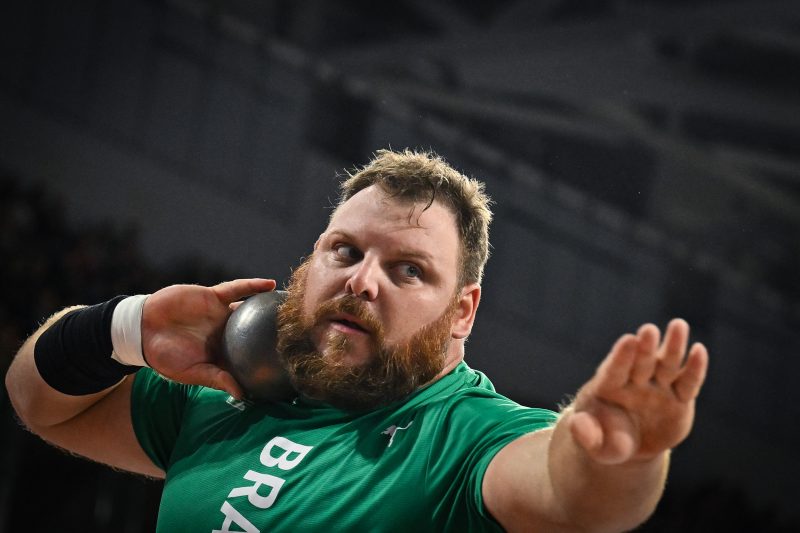 Darlan Romani est&aacute; fora das Olimp&iacute;adas de Paris – Foto: Ben Stansall/AFP/ND