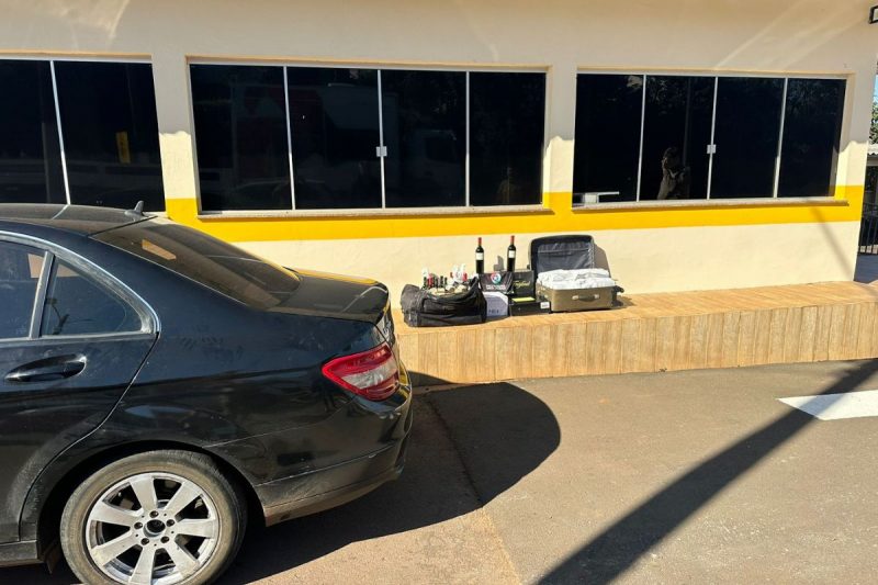 pano escondia mercadorias contrabandeadas