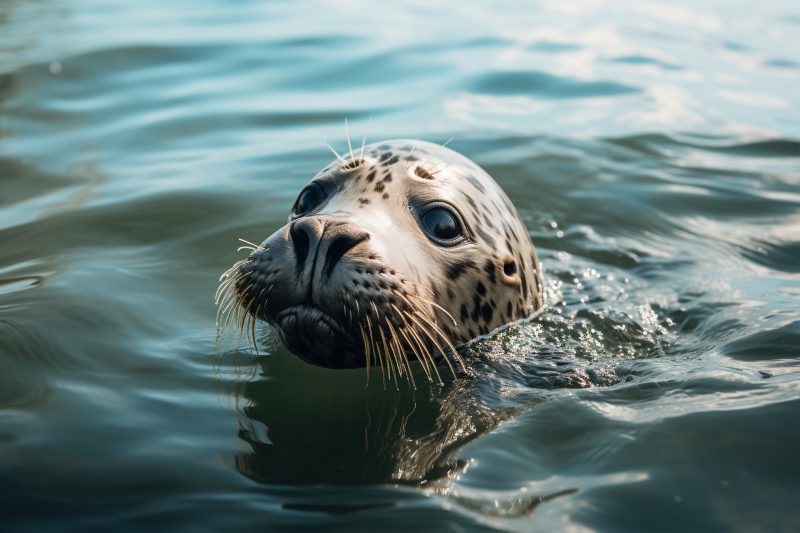 Uma das focas que atacaram banhistas na África do Sul