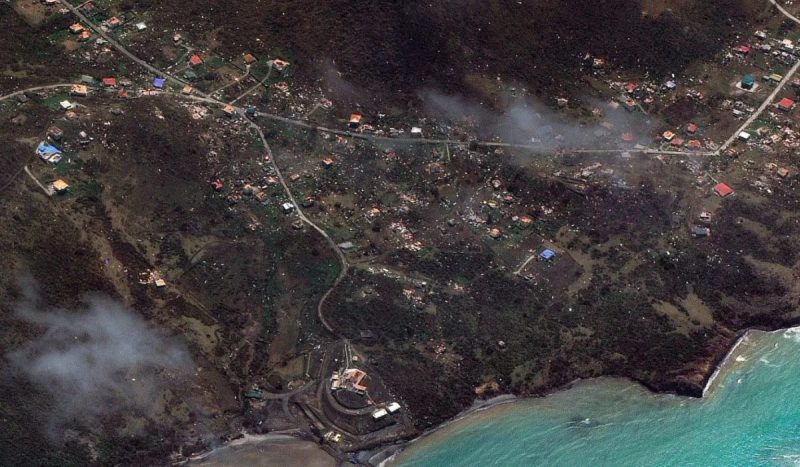 Carriacou ficou totalmente destruída