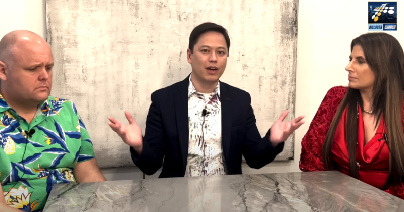 Os três pastores conversando sobre atentado contra Trump