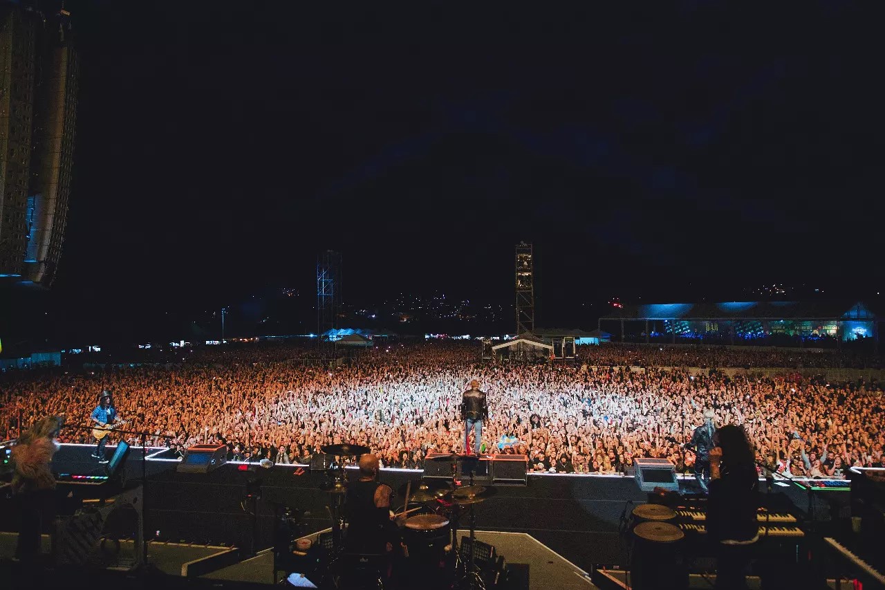 Guns n' Roses lotou estádios em todo o Brasil - Kat Benzonova/Divulgação/ND