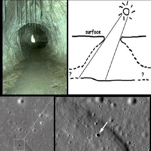 Images of the cave taken by a space probe - Internet/Reproduction/ND