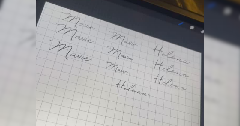 Opções de desenhos com nomes das filhas do jogador Neymar