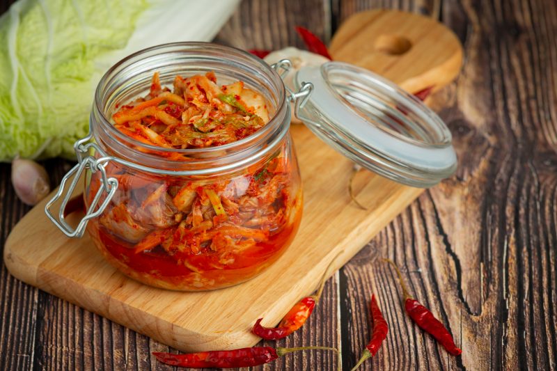 pote de kimchi