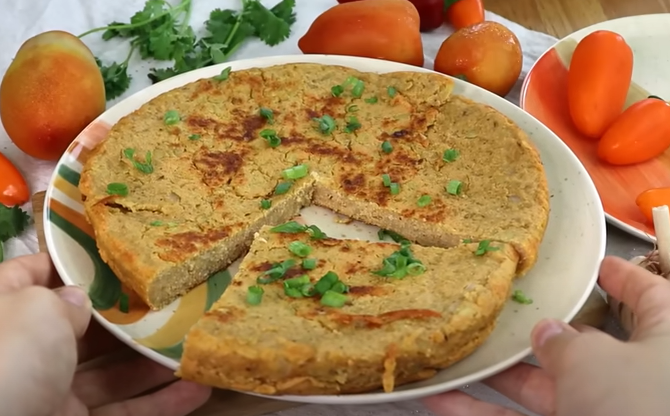 Receita de lanche com lentilha e batata doce 