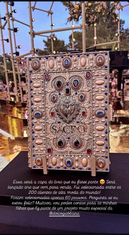 Catarinense vai estrelar em livro de luxo exclusivo da grife Dolce & Gabbana