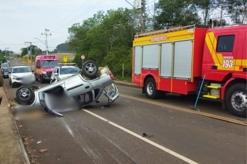 Após furto, carro se envolveu em acidente 