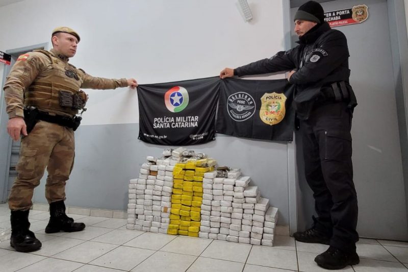 Droga estava em um apartamento em Chapecó 