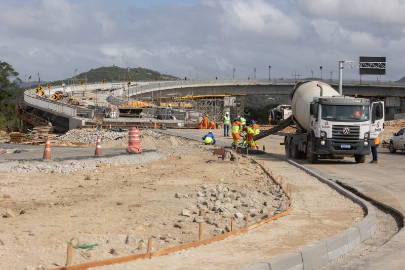 Obra no Contorno Viário