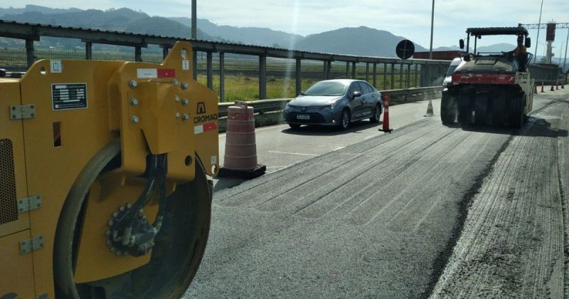 Obras na BR-101 afetam o trânsito no Sul de SC entre os dias 29 de julho a 04 de agosto