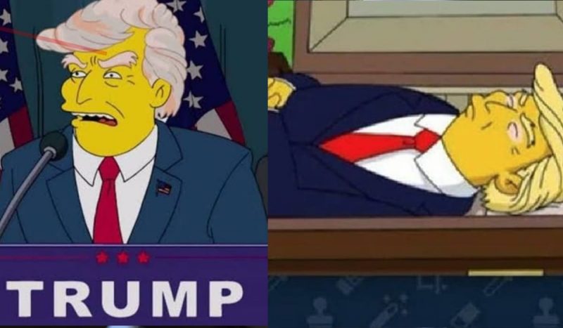 Os Simpsons 'previram' atentado contra Donald Trump