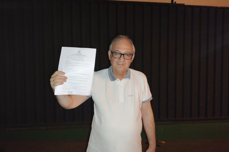 Prefeito de Pinhalzinho comemorou a sa&iacute;da do Pres&iacute;dio de Chapec&oacute; ap&oacute;s 30 dias – Foto: Alexandre Madoglio/NDTV Chapec&oacute;