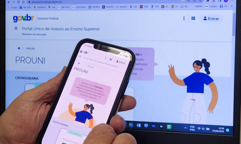 Inscrição no Prouni