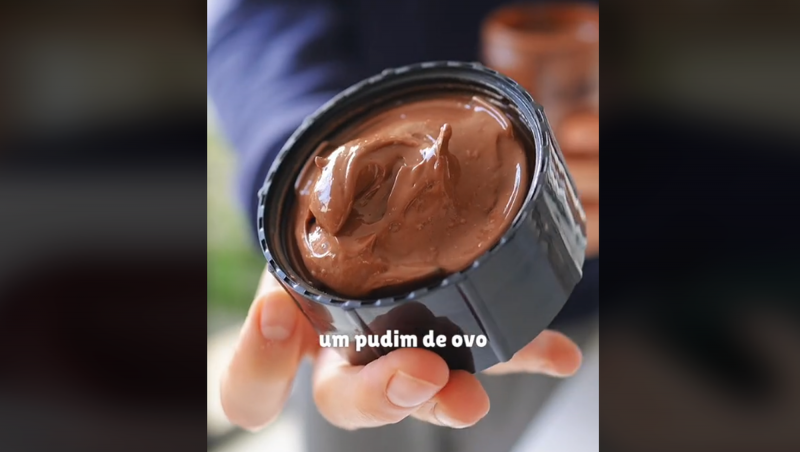 Receita de pudim de chocolate fit