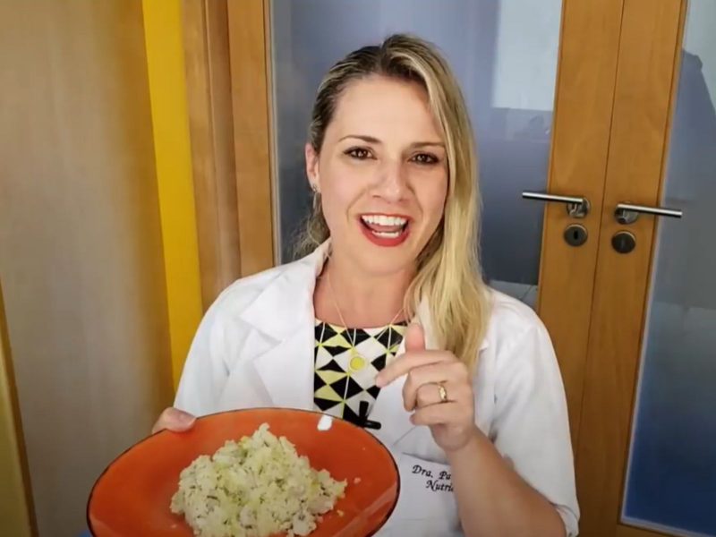 Foto do risoto que ajuda a controlar diabetes 