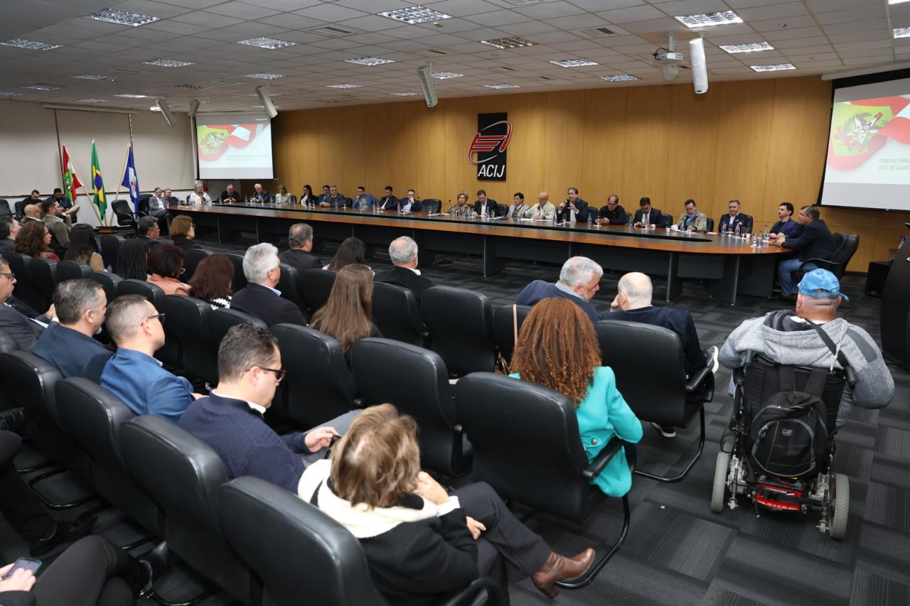 Reunião aconteceu na sede da Acij - Divulgação/ND