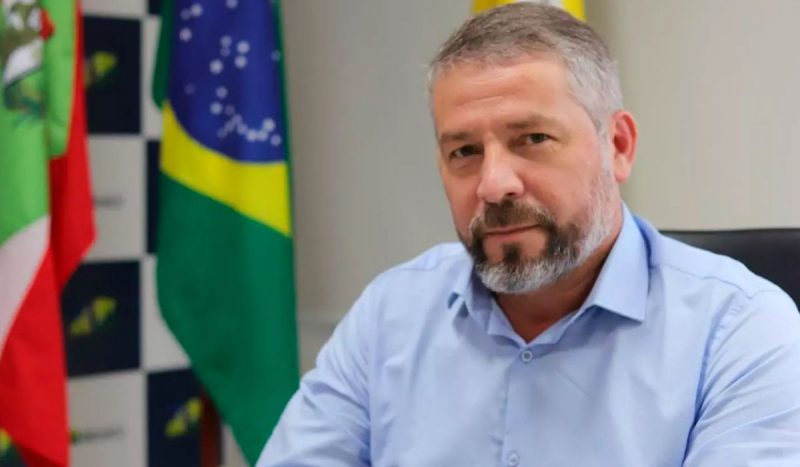 Em Biguaçu, Salmir da Silva, 54 anos, é pré-candidato à reeleição do MDB – Foto: Redes sociais/Reprodução/ND