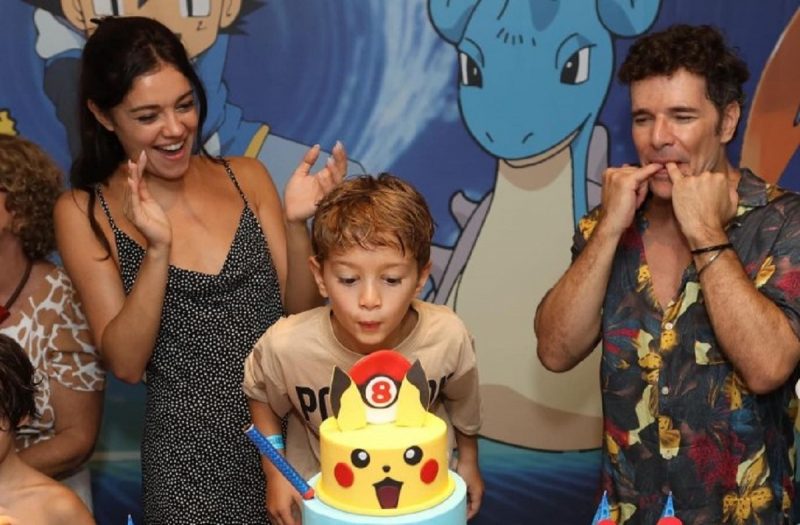 Na foto Sophie Charlotte aparece ao lado do ex-marido Daniel de Oliveira