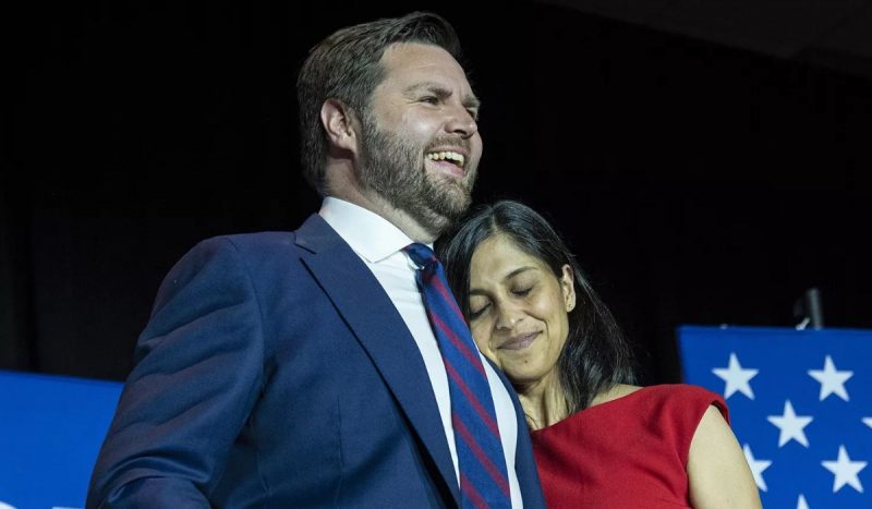 Esposa do vice de Trump abandonou o cargo de advogada em um escritório em São Francisco (EUA), minutos após o anúncio do marido