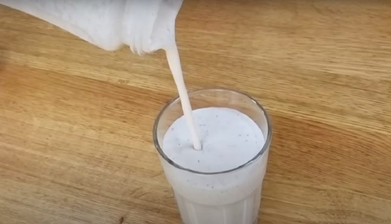 Vitamina finalizada pela nutricionista