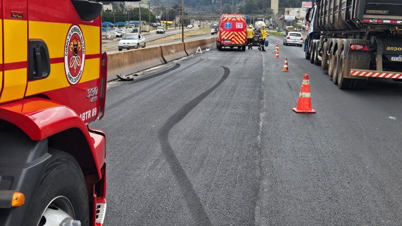 Acidente foi na manh&atilde; desta quinta-feira (04) – Foto: Marcos Lewe / ND Mais