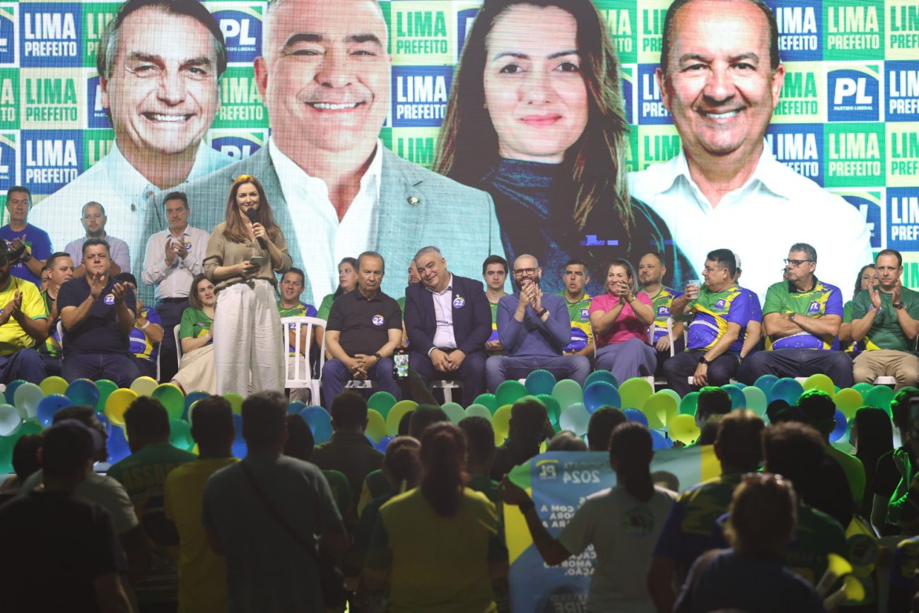 Convenção do PL aconteceu neste domingo em Joinville - Carlos Jr/ND